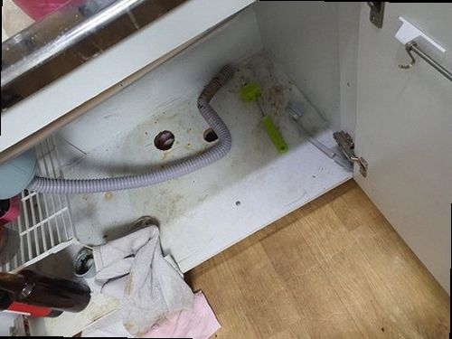 군포 재궁동 하수구막힘 점검구와 배관 연결부의 상태를 확인하는 과정